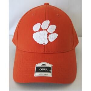 Fan Favorite *NWT* CLEMSON TIGERS College Ball Hat/Cap Orange Paw Adjustable
